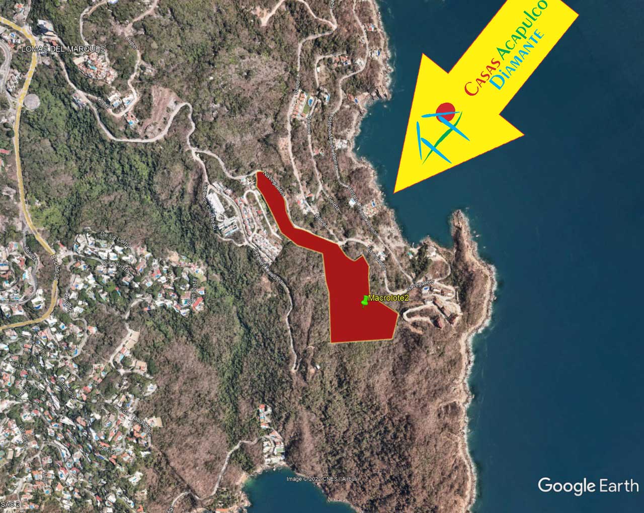 Terreno Brisas del Marqués Macrolote 2 - Ubicación satelital y entorno 1
